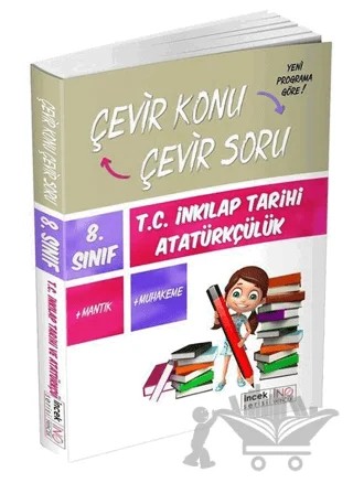 8. Sınıf T.C. İnkılap Tarihi ve Atatürkçülük Çevir Konu Çevir Soru – Kolektif – İnovasyon Yayınları kitap kapağı