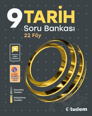 9. Sınıf Tarih Soru Bankası Tudem Yayınları – Kolektif – Tudem Yayınları - Bayilik kitap kapağı