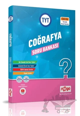 TYT Coğrafya Soru Bankası – Kolektif – Nego Yayınları kitap kapağı