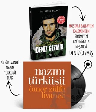 Deniz Gezmiş - Nazım Türküsü Plak – Mustafa Balbay – Halk Kitabevi kitap kapağı