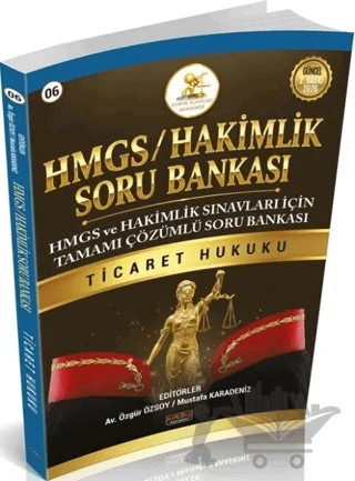 2026 HMGS Hakimlik Ticaret Hukuku Soru Bankası – Mustafa Karadeniz, Özgür Özsoy – Savaş Yayınevi kitap kapağı