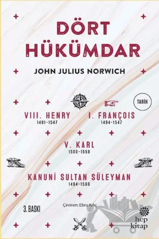 Dört Hükümdar – John Julius Norwich – Hep Kitap kitap kapağı