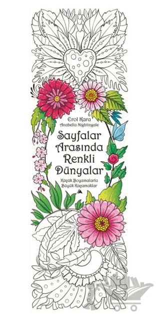 Sayfalar Arasında Renkli Dünyalar – Kolektif – Kuzey Yayınları kitap kapağı