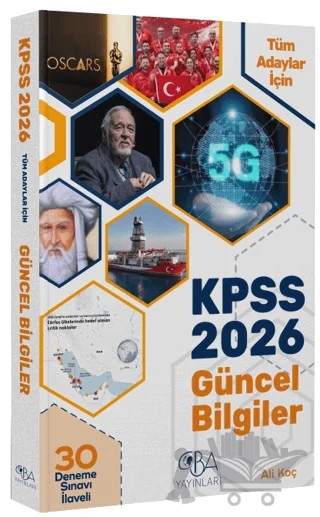 2026 KPSS Güncel Bilgiler Konu Anlatımı (30 Deneme İlaveli) – Ali Koç – CBA Akademi kitap kapağı