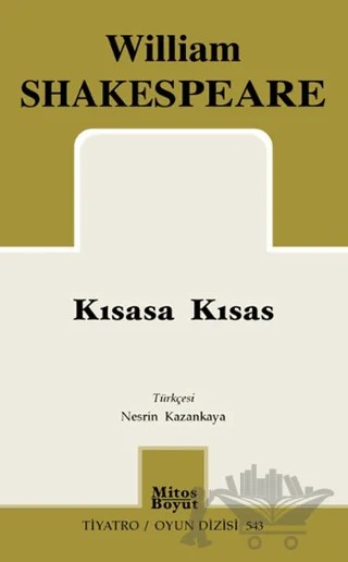 Kısasa Kısas – William Shakespeare – Mitos Boyut Yayınları kitap kapağı
