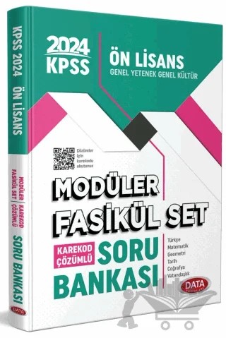 KPSS Ön Lisans Soru Bankası Modüler Fasikül Set - Karekod Çözümlü – Kolektif – Data Yayınları kitap kapağı