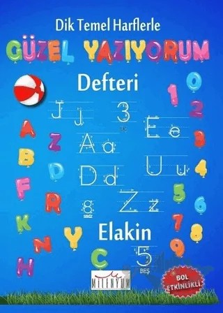 Dik Temel Harflerle Güzel Yazıyorum Defteri – Kolektif – Milenyum kitap kapağı