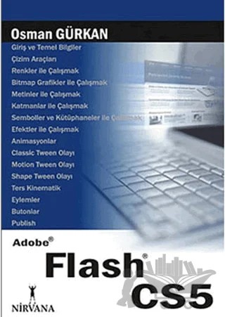Adobe Flash CS5 – Osman Gürkan – Nirvana Yayınları kitap kapağı