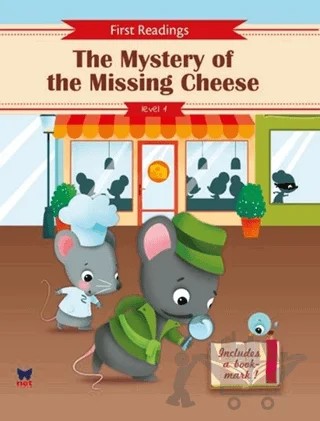 The Mystery of the Missing Cheese – First Readings – Net Çocuk Yayınları kitap kapağı