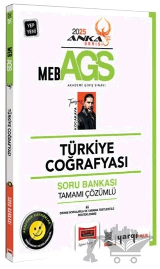 2025 MEB-AGS Anka Serisi Türkiye Coğrafyası Tamamı Çözümlü Soru Bankası – Turgay Kocakaya – Yargı Yayınevi kitap kapağı