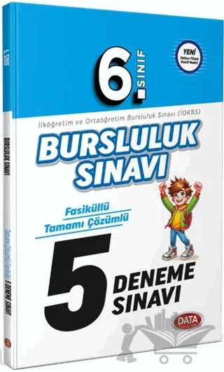 6. Sınıf Bursluluk Sınavı Fasiküllü Tamamı Çözümlü 5 Deneme – Kolektif – Data Yayınları kitap kapağı