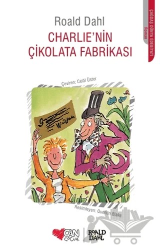 Charlie’nin Çikolata Fabrikası – Roald Dahl – Can Çocuk Yayınları kitap kapağı