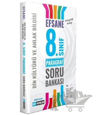 8. Sınıf Efsane Din Kültürü ve Ahlak Bilgisi Paragraf Soru Bankası – Kolektif – DDY Yayınları kitap kapağı