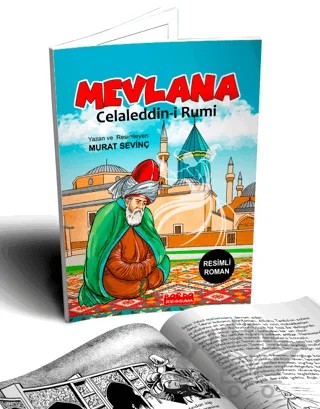 Mevlana Celaleddin-i Rumi – Murat Sevinç – Bordo Ressam kitap kapağı