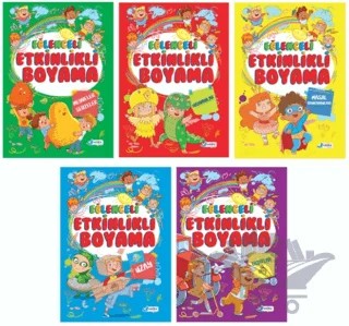 Okul Öncesi Eğitici Etkinlikli Boyama Seti – Kolektif – Harika Çocuk Yayınları kitap kapağı