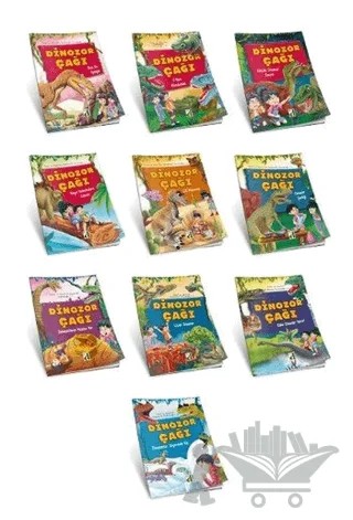 Dinozor Çağı Seti (10 Kitap Takım) – Kolektif – Damla Yayınevi kitap kapağı