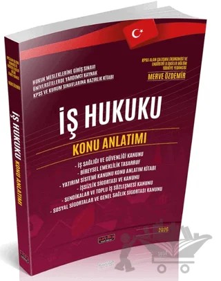 İş Hukuku Konu Anlatımı – Merve Özdemir – Savaş Yayınevi kitap kapağı