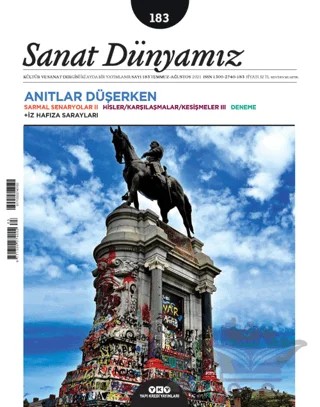 Sanat Dünyamız İki Aylık Kültür ve Sanat Dergisi Sayı: 183 Temmuz - Ağustos 2021 – Yapı Kredi Yayınları kitap kapağı
