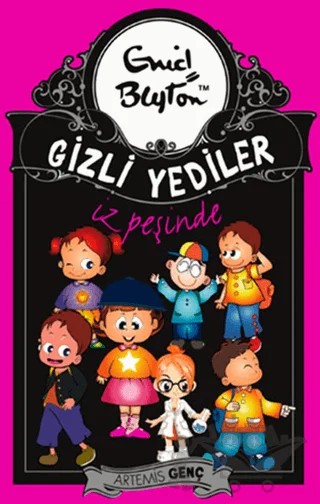 Gizli Yediler İz Peşinde – Enid Blyton – Artemis Yayınları kitap kapağı