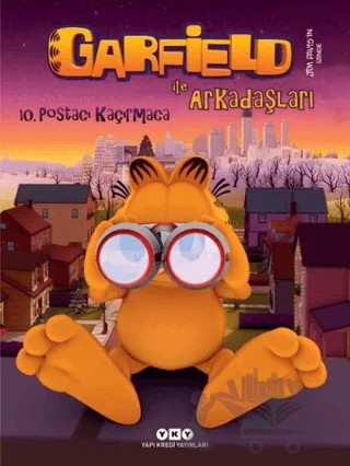 Garfield İle Arkadaşları 10 - Postacı Kaçırmaca – Jim Davis – Yapı Kredi Yayınları kitap kapağı