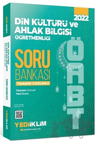 ÖABT Din Kültürü ve Ahlak Bilgisi Öğretmenliği Tamamı Çözümlü Soru Bankası – Kolektif – Yediiklim Yayınları kitap kapağı