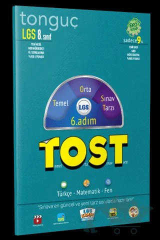 8. Sınıf LGS Tost 6. Adım – Kolektif – Tonguç Akademi kitap kapağı