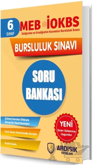 6. Sınıf Bursluluk Sınavı Soru Bankası – Kolektif – Ardışık Yayınları kitap kapağı