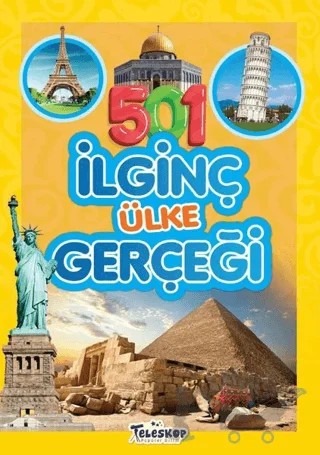501 İlginç Ülke Gerçeği – Emre Erdoğan – Teleskop Popüler Bilim kitap kapağı