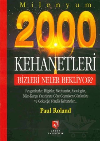 Milenyum 2000 Kehanetleri – Paul Roland – Aksoy Yayıncılık kitap kapağı