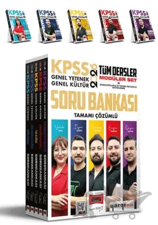 2026 KPSS Genel Yetenek Genel Kültür Tüm Dersler Tamamı Çözümlü Modüler Soru Bankası Seti (5 Kitap) – Yelda Ünal, İlyas Güneş, Günay Göktaş, Engin Eraydın, Özgür Özkınık – Yargı Yayınevi kitap kapağı