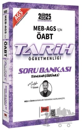 2025 MEB-AGS ÖABT Tarih Öğretmenliği Soru Bankası – Mustafa Özdemir – Yargı Yayınevi kitap kapağı