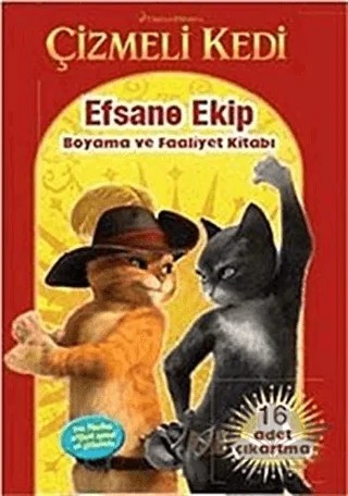 Çizmeli Kedi - Efsane Ekip – Kolektif – Doğan Egmont Yayıncılık kitap kapağı