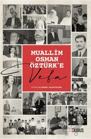 Muallim Osman Öztürk'e Vefa – Ali Erdoğdu, Selahattin Özkök – Duruş Yayınları kitap kapağı