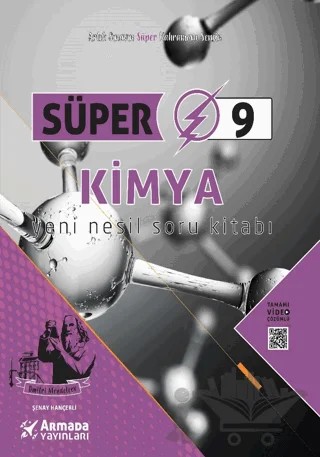 Süper 9 Kimya Soru Bankası – Şenay Hançerli – Armada Yayınları kitap kapağı