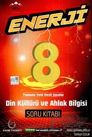 Palme 8. Sınıf Din Kültürü ve Ahlak Bilgisi Enerji Soru Kitabı – Serkan Çelik, Güler Baraklıoğlu – Palme Yayınları kitap kapağı