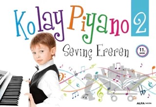 Kolay Piyano 2 (Spiralli) – Sevinç Ereren – Alfa Yayınları kitap kapağı