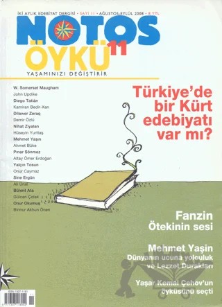 Notos Öykü İki Aylık Edebiyat Dergisi Sayı: 11 – Notos Öykü Dergisi kitap kapağı