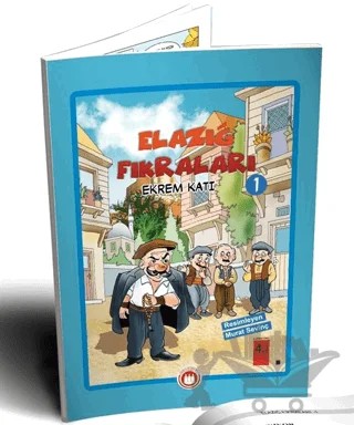 Elazığ Fıkraları - 1 (Resimli) – Ekrem Katı – Bordo Ressam kitap kapağı