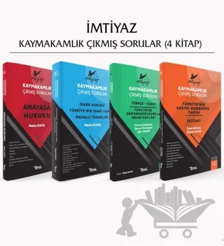 İmtiyaz Kaymakamlık Çıkmış Sorular 4'lü Set (2025) – Kollektif – Temsil Kitap kitap kapağı