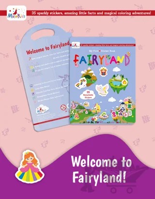 Fairyland Sticker Book – Kolektif – MuseKids kitap kapağı