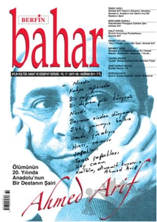 Berfin Bahar Aylık Kültür, Sanat ve Edebiyat Dergisi Sayı: 160 – Berfin Bahar Dergisi kitap kapağı