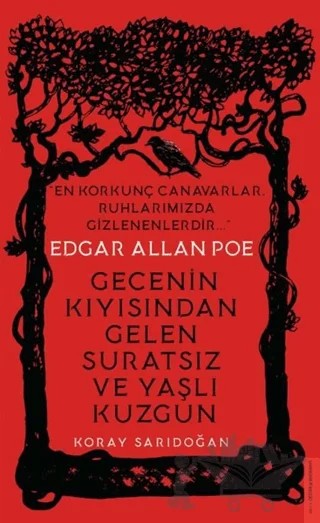 Edgar Allan Poe - Gecenin Kıyısından Gelen Suratsız ve Yaşlı Kuzgun – Koray Sarıdoğan – Destek Yayınları kitap kapağı
