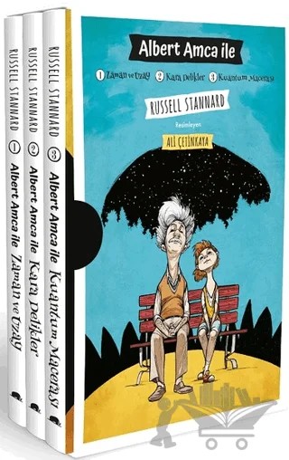 Albert Amca İle: Zaman ve Uzay - Kara Delikler - Kuantum Macerası Seti (3 Kitap Takım) – Russell Stannard – Kolektif Kitap kitap kapağı
