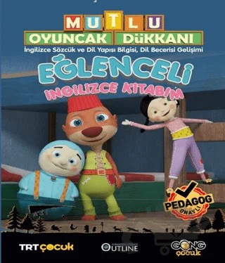 Mutlu Oyuncak Dükkanı - Eğlenceli Ve Etkinlikli İngilizce Kitabım – Kolektif – Gong Çocuk kitap kapağı