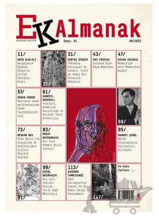 Ek Almanak - Sayı 1 / Eylül 2022 – Beyoğlu Kitabevi kitap kapağı
