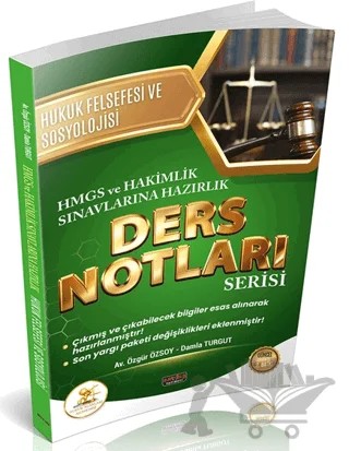HUKAL HMGS - Hakimlik Hukuk Felsefesi ve Sosyolojisi Ders Notları – Özgür Özsoy, Damla Turgut – Savaş Yayınevi kitap kapağı