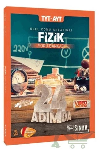 2019 TYT-AYT 24 Adımda Fizik Özel Konu Anlatımlı Soru Bankası – Kolektif – Sınav Yayınları kitap kapağı