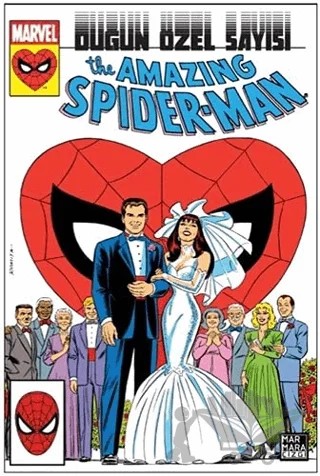 Amazing Spider-Man Düğün Özel Sayısı – Jim Shooter – Marmara Çizgi kitap kapağı