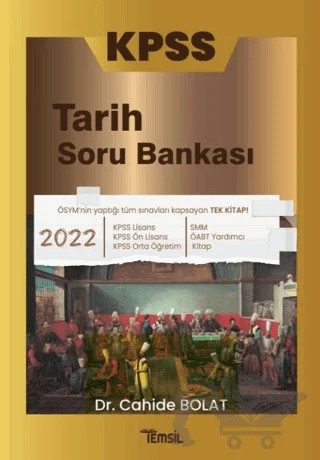 KPSS Tarih Soru Bankası – Cahide Bolat – Temsil Kitap kitap kapağı