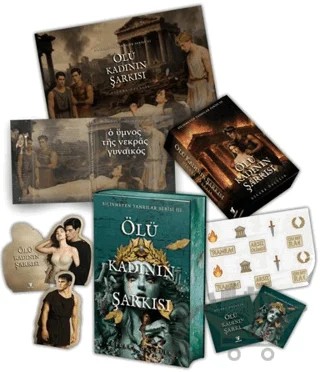 Ölü Kadının Şarkısı (Yan Boyamalı Kutulu Set) – Dilara Özçelik – Vera Kitap kitap kapağı